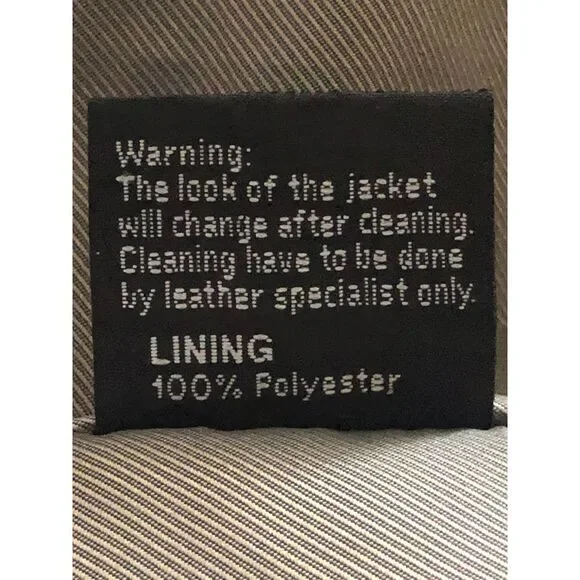 Vintage American Base New York Black Leather Jacket Classic Moto Style Zip Front